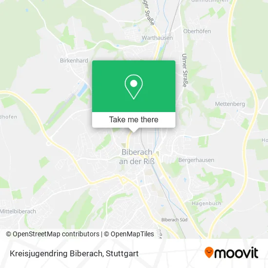Карта Kreisjugendring Biberach