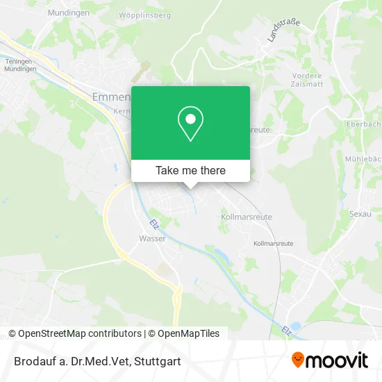 Карта Brodauf a. Dr.Med.Vet