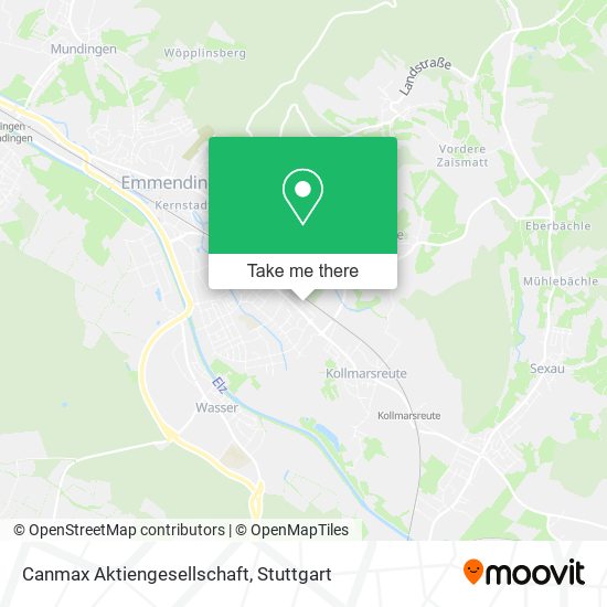 Canmax Aktiengesellschaft map