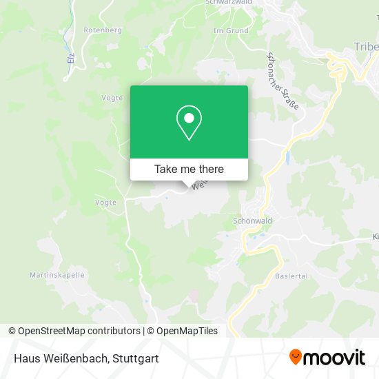 Haus Weißenbach map