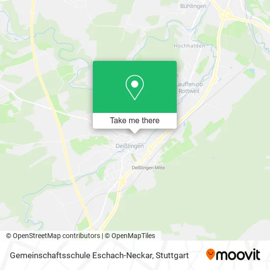 Карта Gemeinschaftsschule Eschach-Neckar
