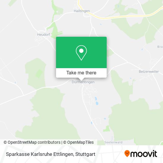 Sparkasse Karlsruhe Ettlingen map