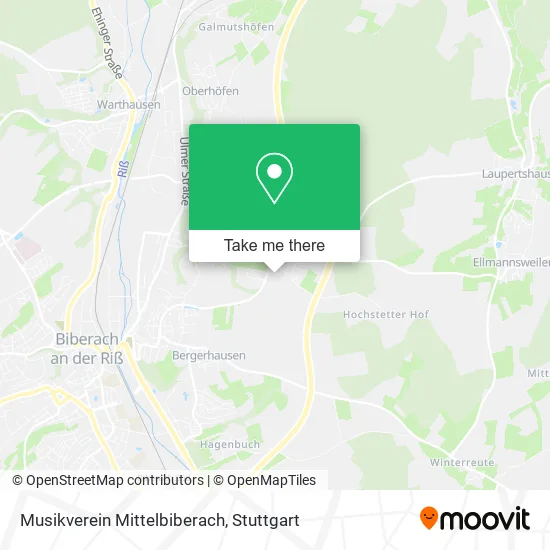 Карта Musikverein Mittelbiberach