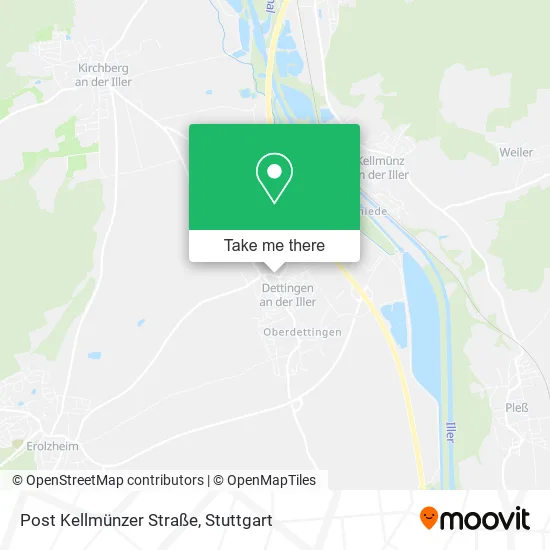 Карта Post Kellmünzer Straße