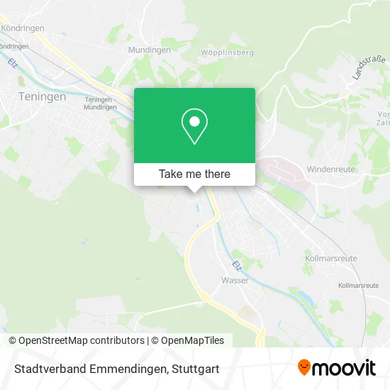 Карта Stadtverband Emmendingen