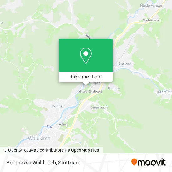 Карта Burghexen Waldkirch