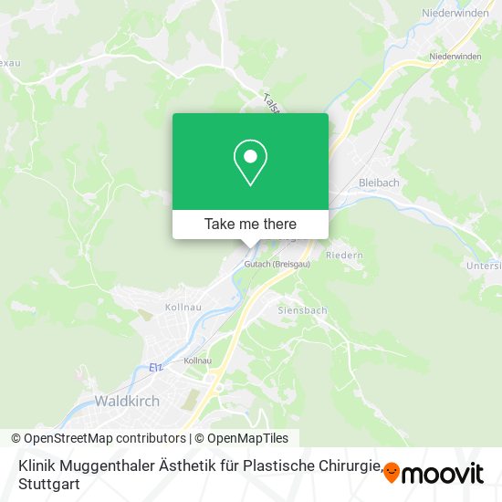 Klinik Muggenthaler Ästhetik für Plastische Chirurgie map