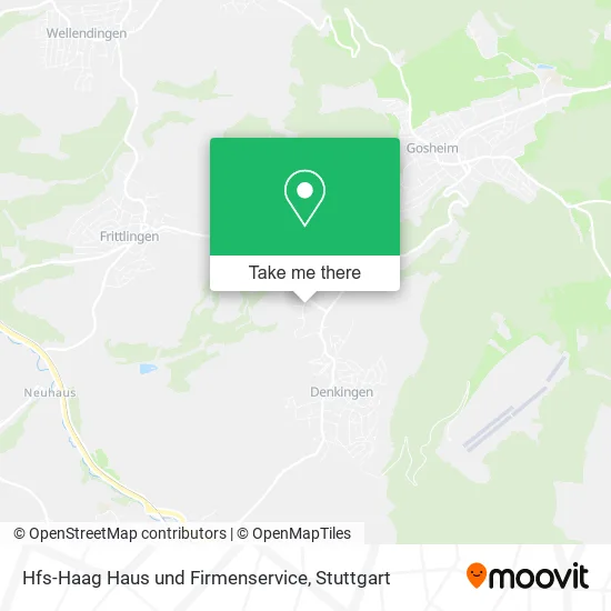 Карта Hfs-Haag Haus und Firmenservice