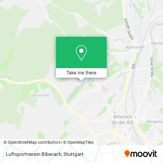 Luftsportverein Biberach map