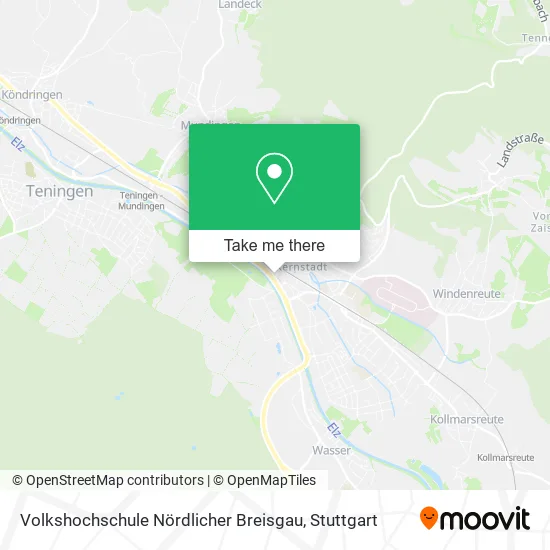 Карта Volkshochschule Nördlicher Breisgau