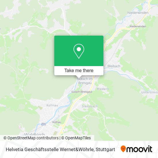 Карта Helvetia Geschäftsstelle Wernet&Wöhrle