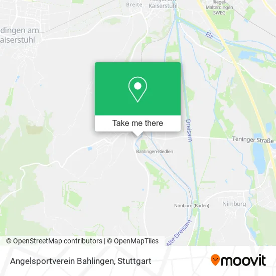 Карта Angelsportverein Bahlingen
