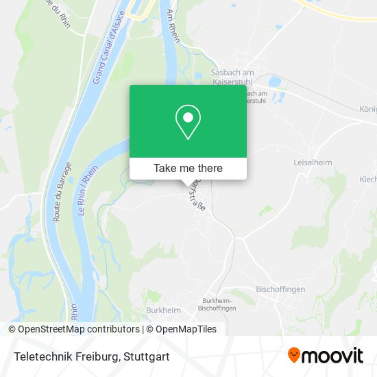 Карта Teletechnik Freiburg