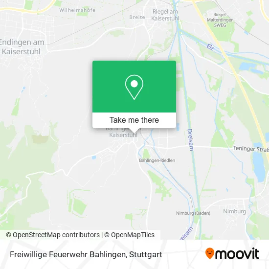 Карта Freiwillige Feuerwehr Bahlingen