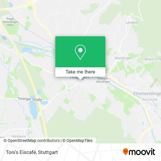 Карта Toni's Eiscafé