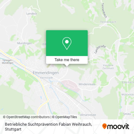 Betriebliche Suchtprävention Fabian Weihrauch map