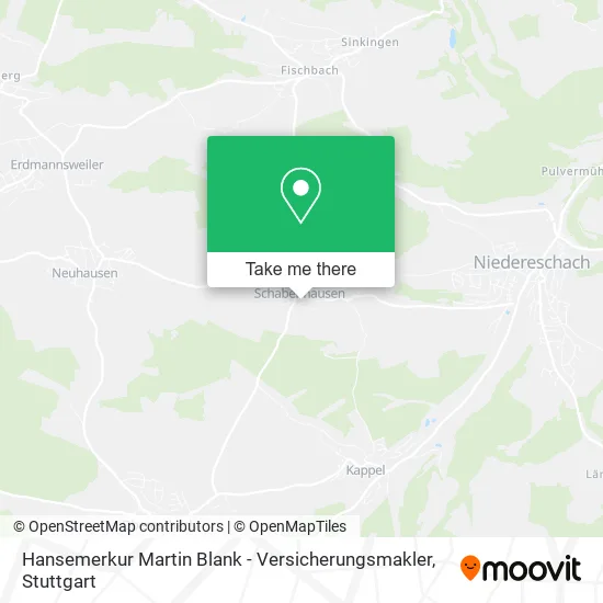 Карта Hansemerkur Martin Blank - Versicherungsmakler