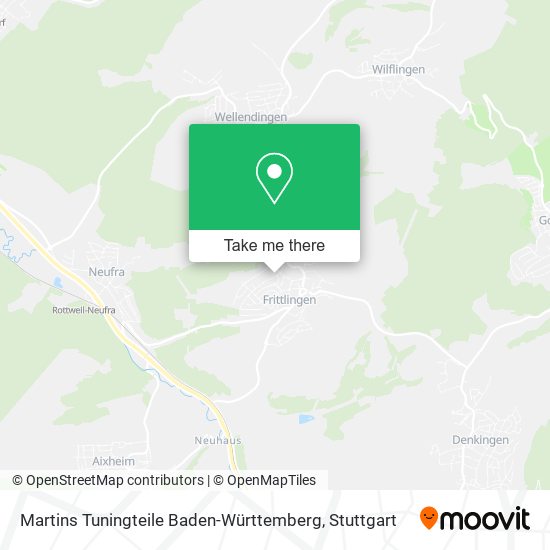 Martins Tuningteile Baden-Württemberg map