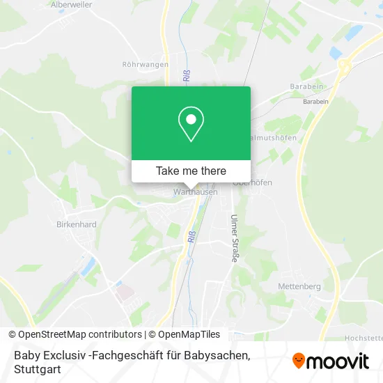 Карта Baby Exclusiv -Fachgeschäft für Babysachen