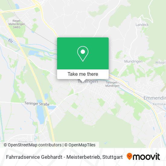 Fahrradservice Gebhardt - Meisterbetrieb map