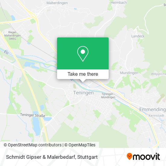Schmidt Gipser & Malerbedarf map