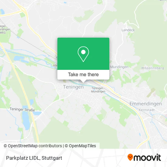 Карта Parkplatz LIDL