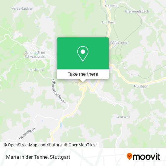 Maria in der Tanne map