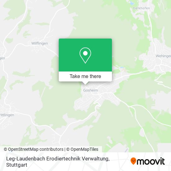Карта Leg-Laudenbach Erodiertechnik Verwaltung