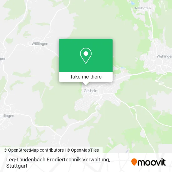 Карта Leg-Laudenbach Erodiertechnik Verwaltung