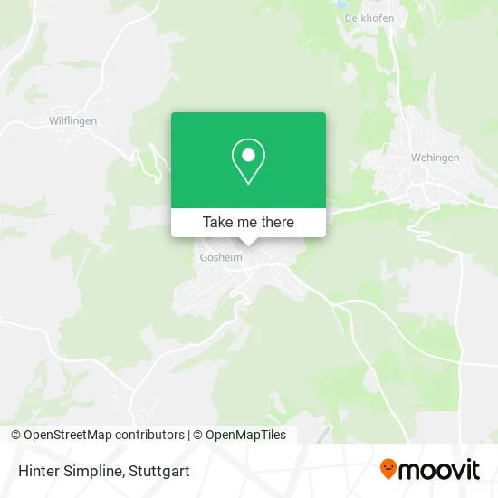 Hinter Simpline map