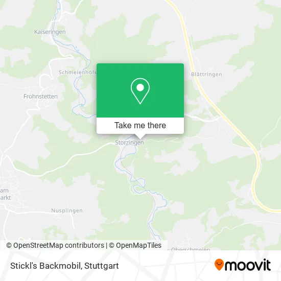 Карта Stickl's Backmobil