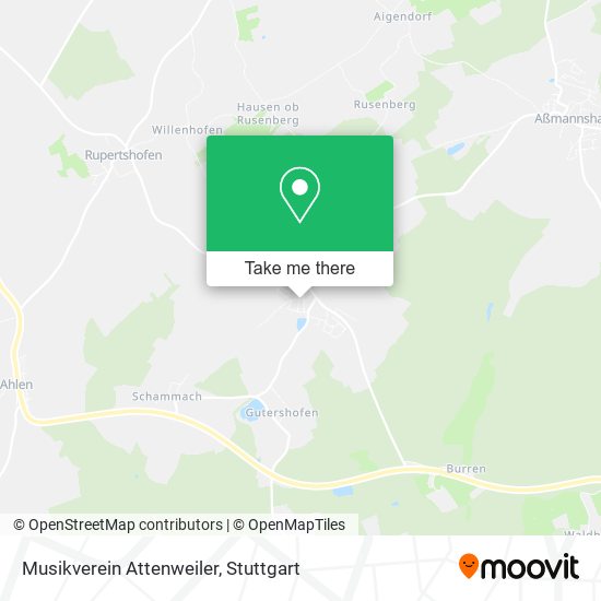 Musikverein Attenweiler map
