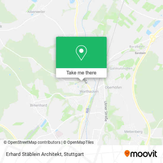 Карта Erhard Stäblein Architekt