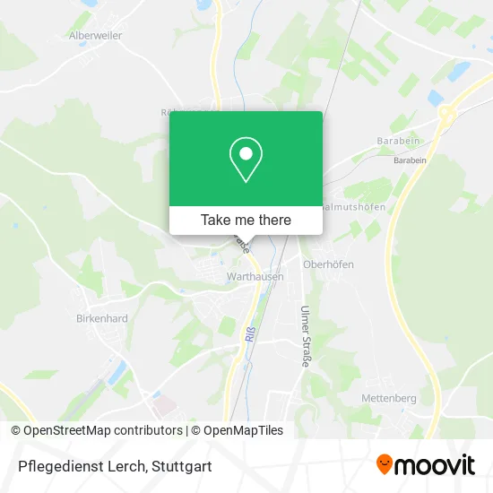 Карта Pflegedienst Lerch