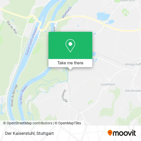 Карта Der Kaiserstuhl