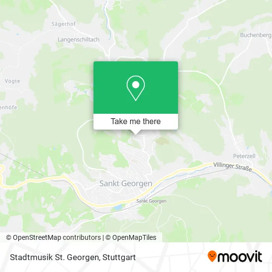 Карта Stadtmusik St. Georgen