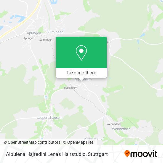 Albulena Hajredini Lena's Hairstudio map