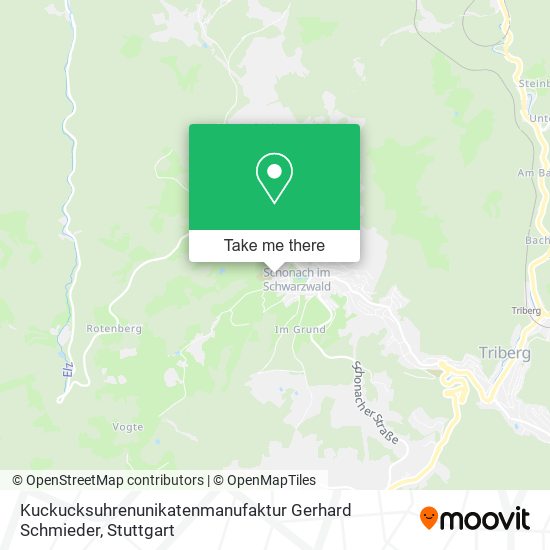 Kuckucksuhrenunikatenmanufaktur Gerhard Schmieder map
