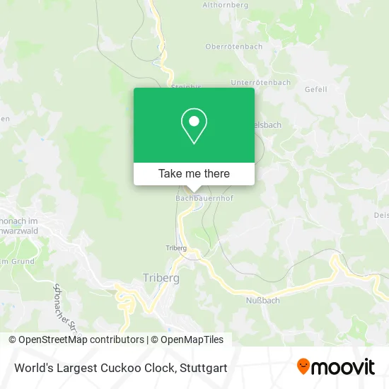 Карта World's Largest Cuckoo Clock