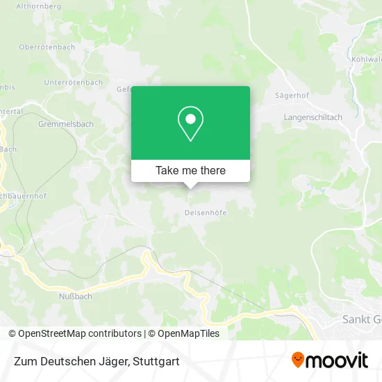 Карта Zum Deutschen Jäger
