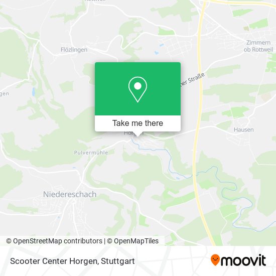 Scooter Center Horgen map