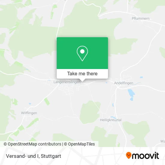 Versand- und I map