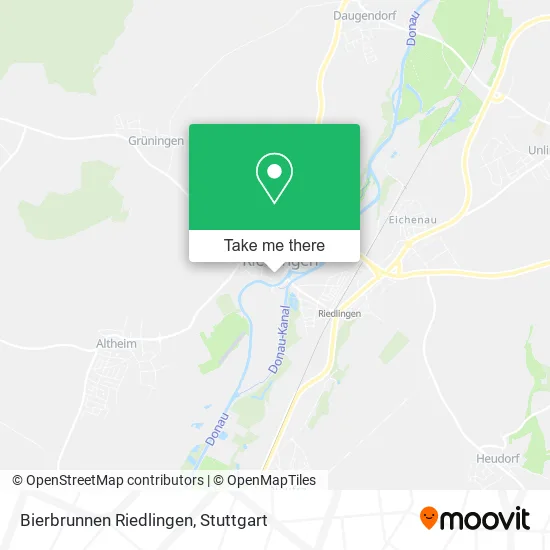 Bierbrunnen Riedlingen map