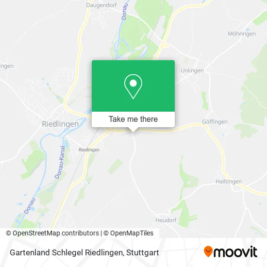 Карта Gartenland Schlegel Riedlingen