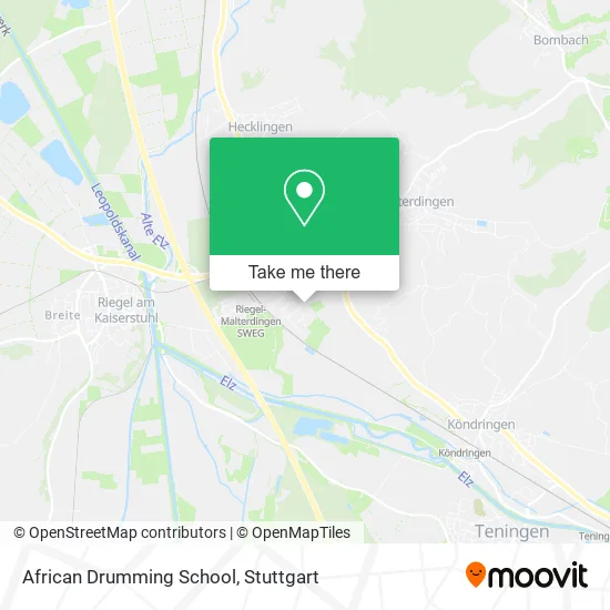 Карта African Drumming School
