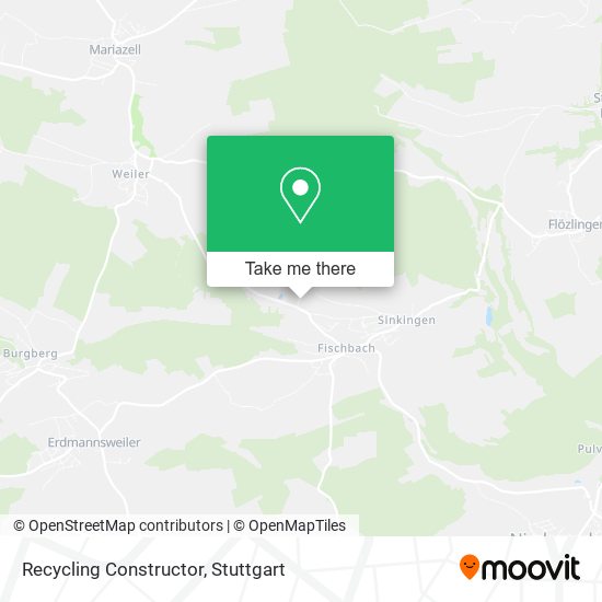 Карта Recycling Constructor
