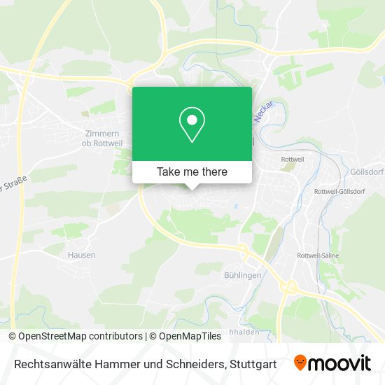 Rechtsanwälte Hammer und Schneiders map