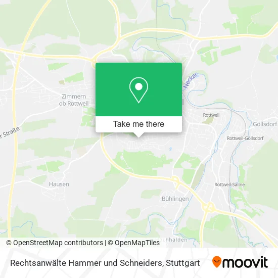 Карта Rechtsanwälte Hammer und Schneiders
