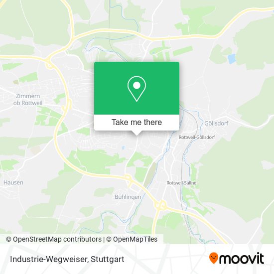 Industrie-Wegweiser map