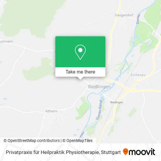 Карта Privatpraxis für Heilpraktik Physiotherapie